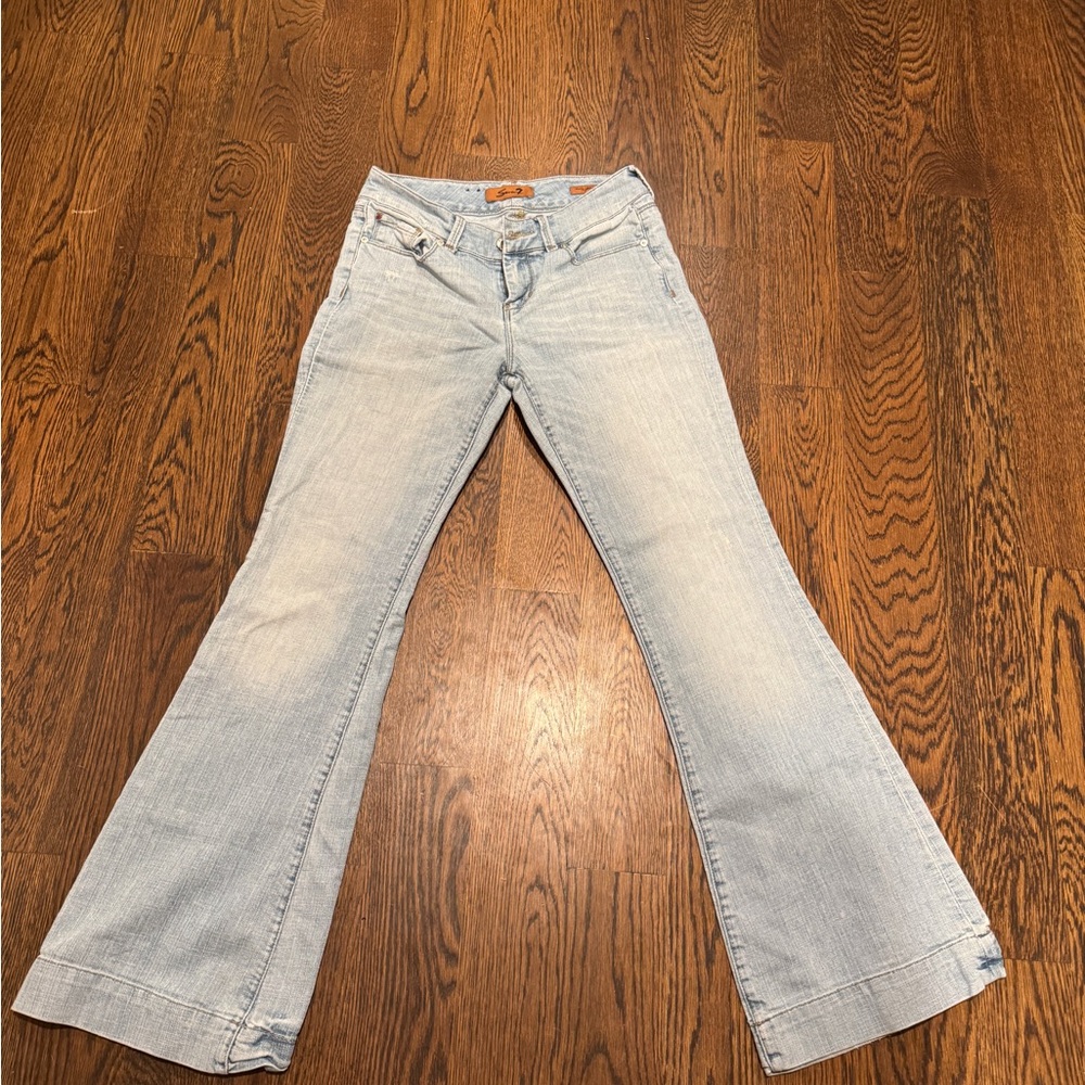 Seven 7 jeans sexy flare 28 hard to find light color
